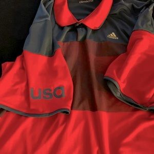Men’s USA Adidas Soccer Polo